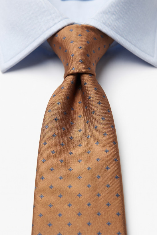Nazef %80 Yün Gold Düğmeli Slim Fit Camel Erkek Kaşe Ceket 