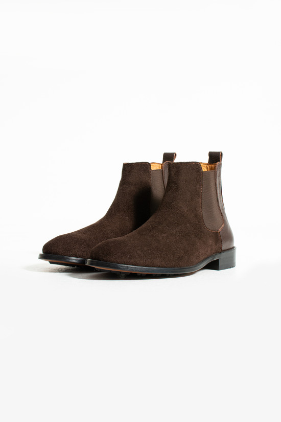 Nazef %80 Yün Regular Fit Bej Ekose Erkek Kışlık Ceket